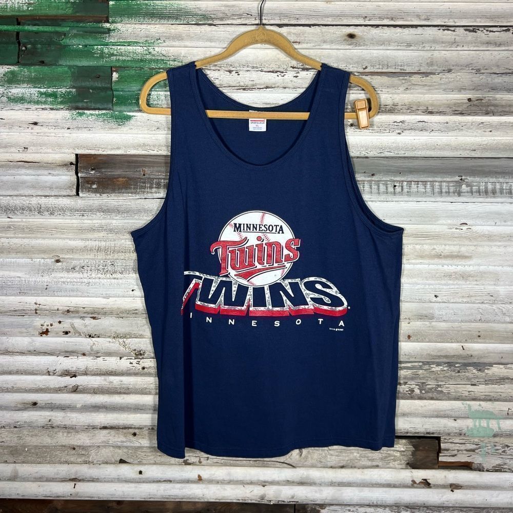 Minnesota Twins Navy Tank Top